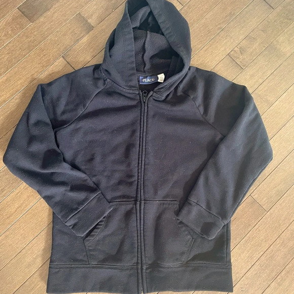 The Children's Place Other - Children’s Place black zip up sweater size 10/12